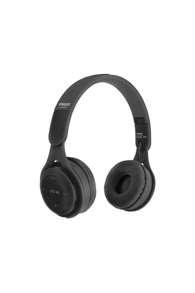 Phixi Kablosuz Kafaüstü Kulaklık Bluetooth Wireless 5.0V Mikrofonlu HD Ses ürün görseli 1