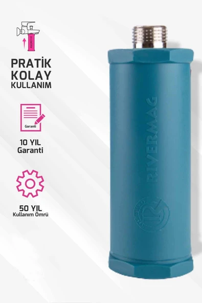 Rivermag B Manyetik Kireç Önleyici 1/2 Güneş Enerjisi Çay Kazanı Bina Tesisat ürün görseli 1