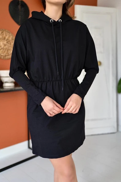 Siyah Sweatshirt Spor Elbise ürün görseli 1