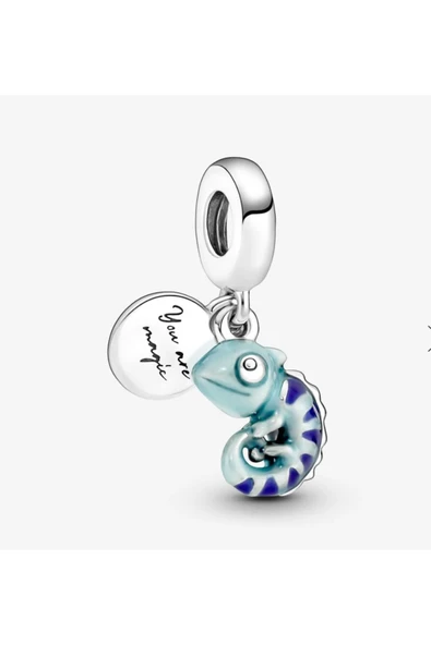 POSEİDONS JEWELLERY Renk Değiştiren Bukalemun Sallantılı Charm ürün görseli 1