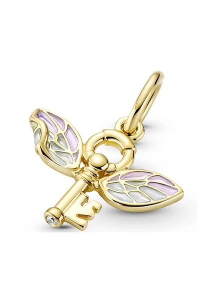 POSEİDONS JEWELLERY Harry Potter, Winged Key Pendant Charm ürün görseli 1