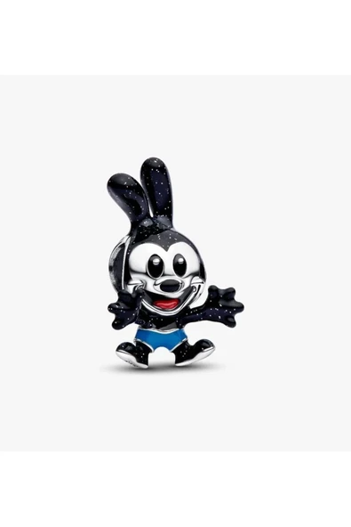 POSEİDONS JEWELLERY S925 Ayar Disney Oswald Şanslı Tavşan Charm ürün görseli 1