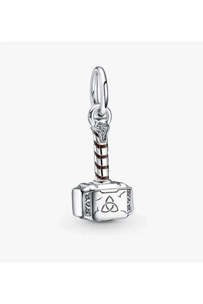 POSEİDONS JEWELLERY Marvel The Avengers Thor’s Hammer Sallantılı Charm ürün görseli 1