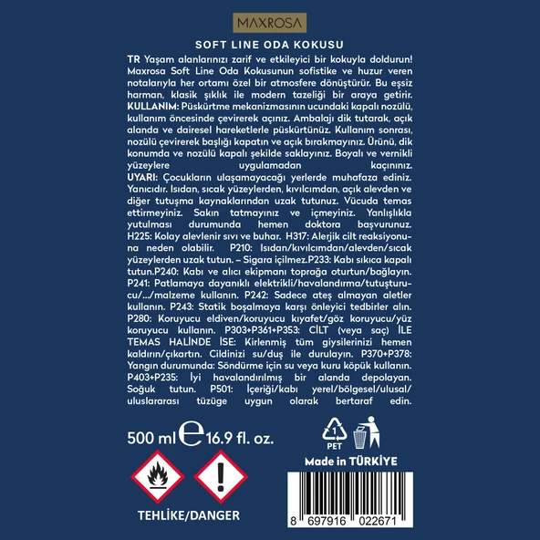 Maxrosa Soft Line Oda Koku Seti - Resim 5