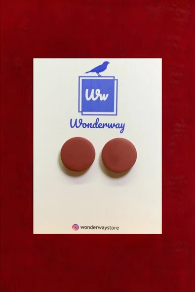 WONDERWAY Özel Tasarım El Yapımı Polimer Kil Küpe ürün görseli 1