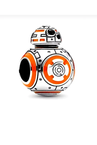POSEİDONS JEWELLERY Poseidons Jewellery Droid Star Wars Robot 925 Ayar Gümüş Charm ürün görseli 1