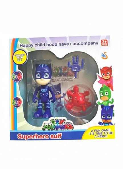 Pj Maskeliler Tekli Aksesuarlı Figür Karakter Oyun Seti Pj Mask ürün görseli 1