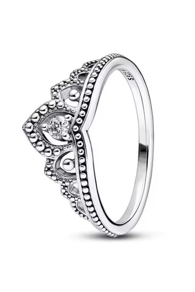 POSEİDONS JEWELLERY Kraliyet Boncuklu Taç Yüzük ürün görseli 1