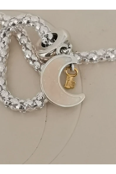 Lovecharm Işıltılı Ay,anahtar charm ürün görseli 1