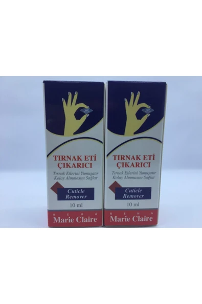 Marie Claire Reha Marie Clarie Tırnak Eti Çıkarıcı 2 Adet Bakım Jeli 10mlx2 ürün görseli 1