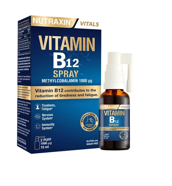 Nutraxin Vitamin B12 Sprey 15 ml ürün görseli 1