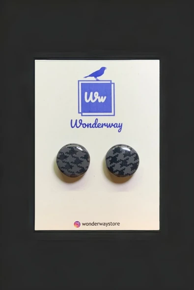 WONDERWAY Özel Tasarım El Yapımı Polimer Kil Küpe ürün görseli 1