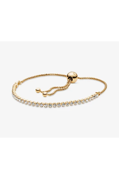 POSEİDONS JEWELLERY Tarz Köpüklü Kaydırmalı Tenis Bilekliği ürün görseli 1