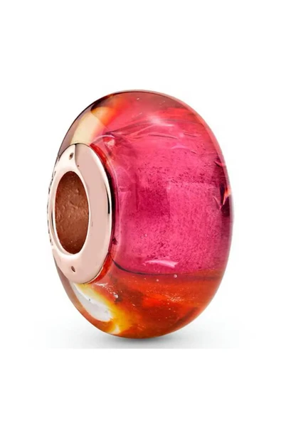 POSEİDONS JEWELLERY Işıltılı Gün Batımı Murano Cam Charm ürün görseli 1