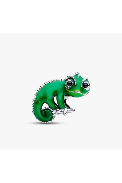 POSEİDONS JEWELLERY S925 Ayar Disney Rapunzel Pascal Renk Değiştiren Charm ürün görseli 1