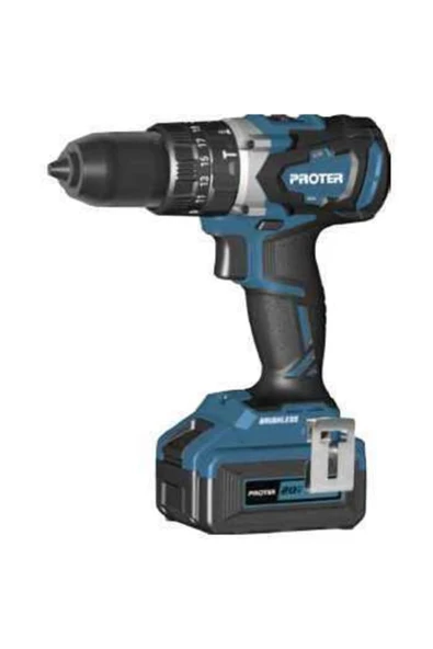 Proter Pst740bl 20v 4.0ah Darbeli Akülü Vidalama Kömürsüz Motor ürün görseli 1