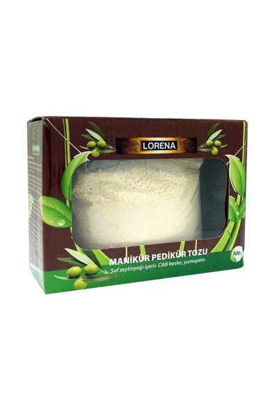 Lorena Saf Zeytin Yağ Özlü Manikür Pedikür Tozu Spa Mineral Deniz Tuzu 500 gr ürün görseli 1