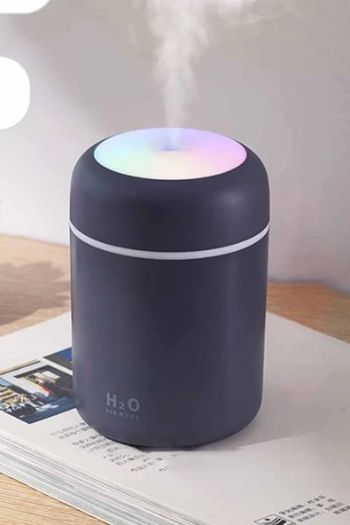 H2O Oda Araç Aroma Difüzörü Buhar Makinesi Işıklı Hava Nemlendirici Humidifier ürün görseli 1