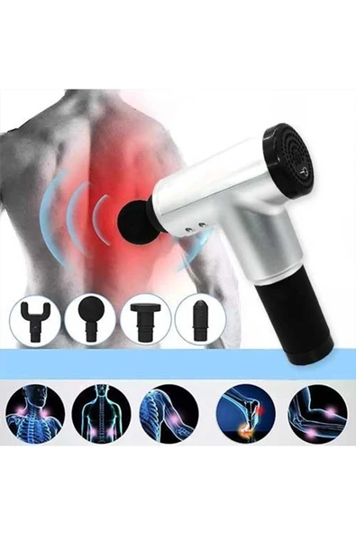 Erdem Store Gun Masaj Aleti Tabancası Sporcu Kas Rahatlatıcı Şarjlı 6 Seviye Titreşimli Fascial Massage ürün görseli 1