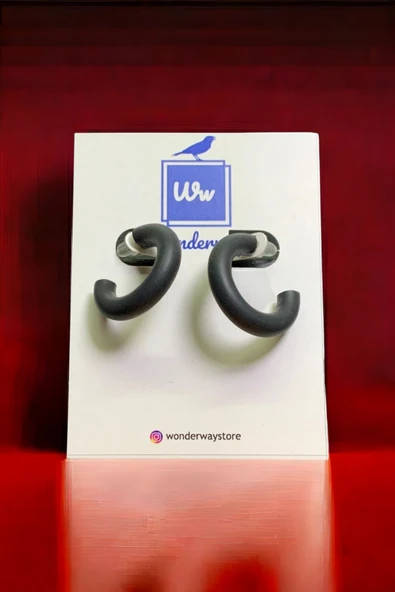 WONDERWAY Özel Tasarım El Yapımı Polimer Kil Küpe ürün görseli 1