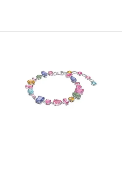 POSEİDONS JEWELLERY Renkli Taşlı Gema Bileklik Swa Tarzı ürün görseli 1