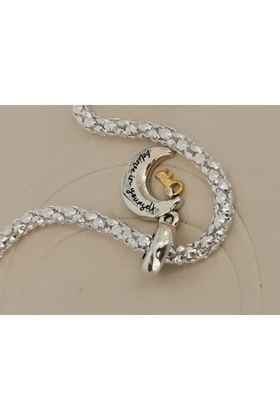 Lovecharm Işıltılı Ay,anahtar charm - Resim 2