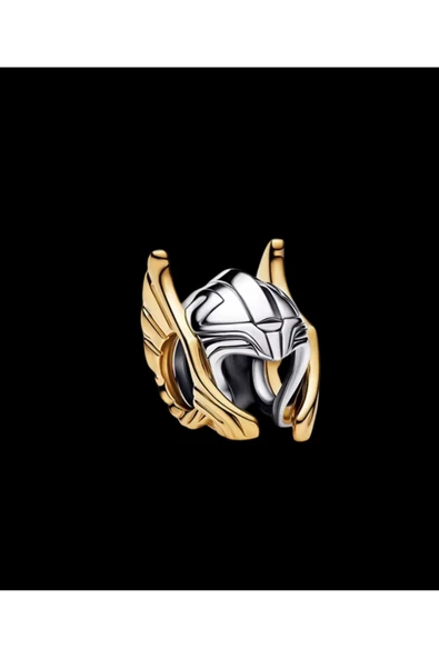 Lovecharm Gümüş Marvel Thor Kask Charm ürün görseli 1