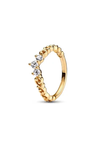 POSEİDONS JEWELLERY Kraliyet Sarmalı Taç Yüzük ürün görseli 1