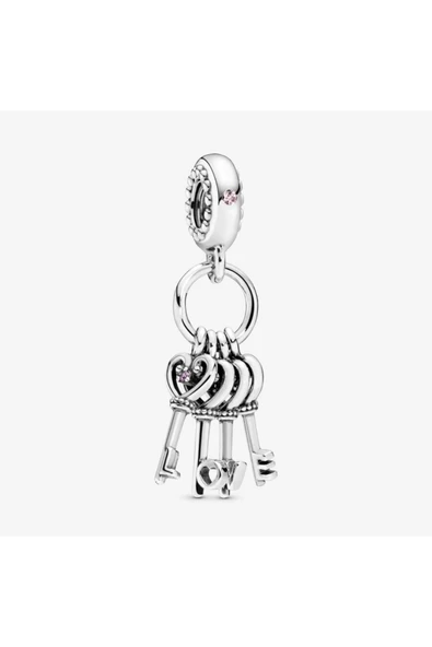 POSEİDONS JEWELLERY Aşkın Anahtarları Sallantılı Charm ürün görseli 1