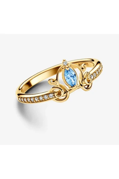 POSEİDONS JEWELLERY Disney Kül Kedisi Sinderella Araba Yüzük ürün görseli 1