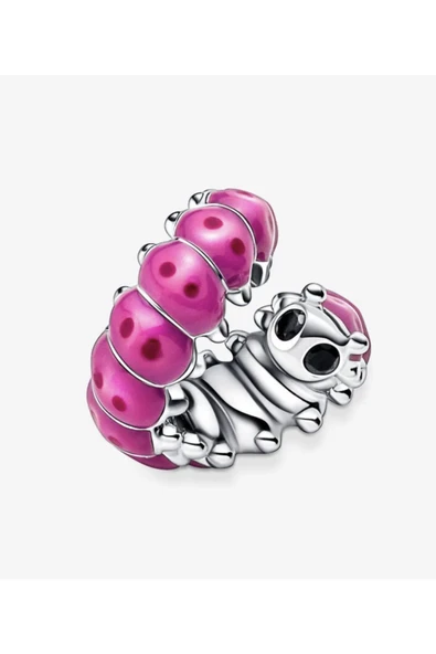 POSEİDONS JEWELLERY Sevimli Sarmal Tırtıl Charm ürün görseli 1