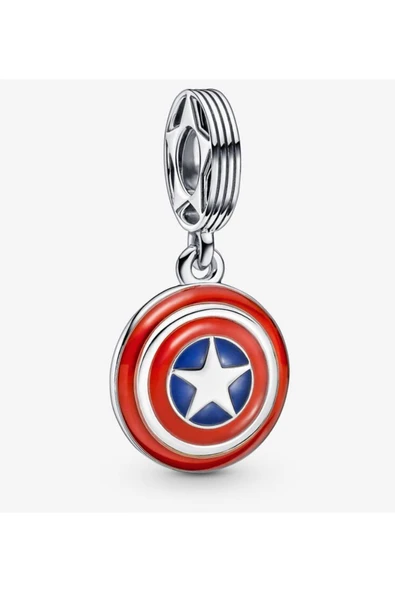 Lovecharm Kaptan Amerika Cazibesi İkili Set - Resim 2