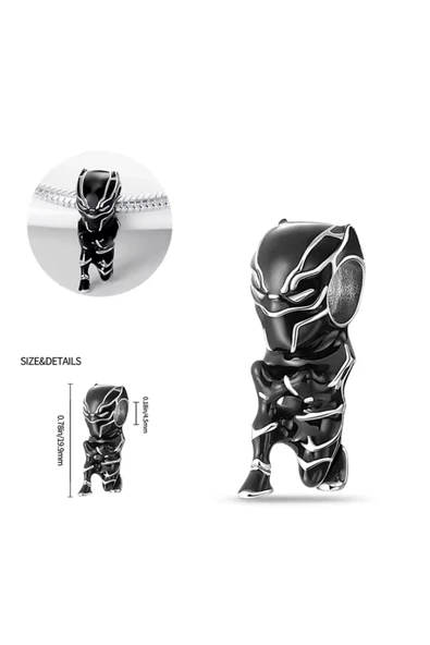Lovecharm Black Phanter Charm - Resim 2