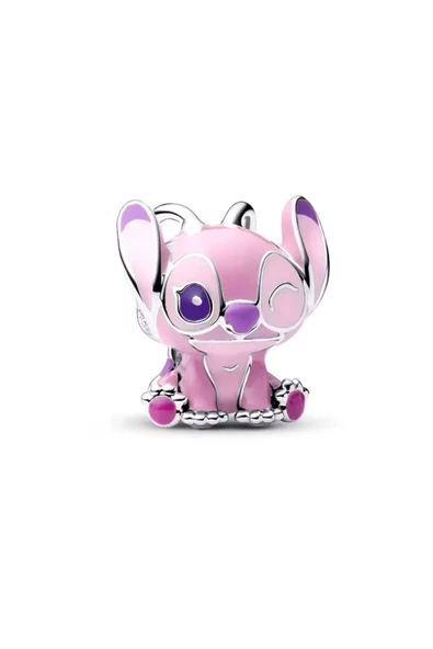 Lovecharm Gümüş Lilo ve Stitch Angel Charm ürün görseli 1