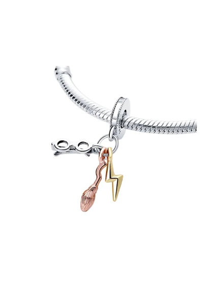 Lovecharm Harry Potter x Gözlükleri, Nimbus 2000 ve Şimşek Sallantılı Charm ürün görseli 1