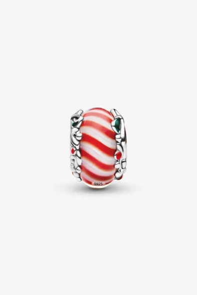 Lovecharm S925 Şeker Murano Camı Charm - Resim 2