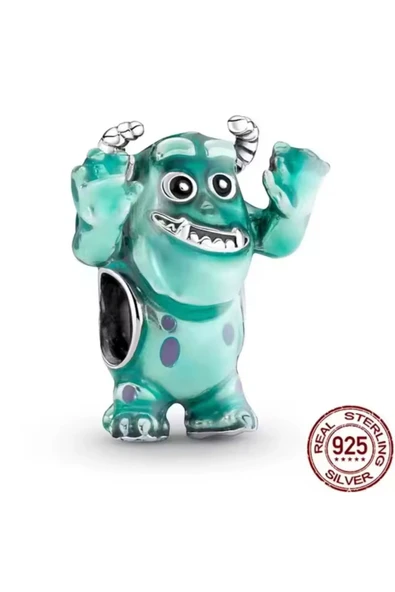 Lovecharm Gümüş Sulley Pixar Charm ürün görseli 1