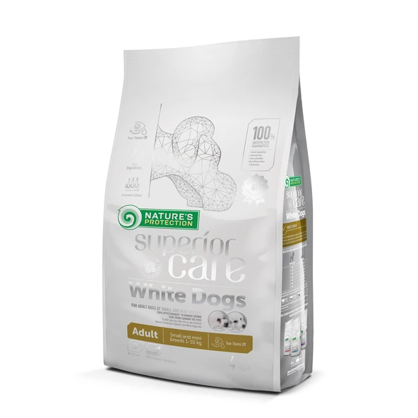 Nature's Protection Superior Care Beyaz Tüylü Köpekler için Kuzulu Küçük Irk Köpek Maması 4kg ürün görseli 1