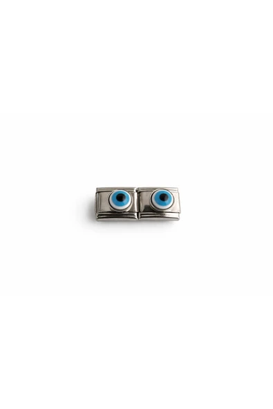POSEİDONS JEWELLERY Nazar Boncuğu Figürlü İtalyan Charm – İtalyan Bileklik Uyumlu ürün görseli 1