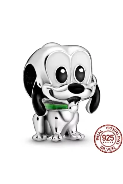 Lovecharm Gümüş Pluto Köpek Charm ürün görseli 1