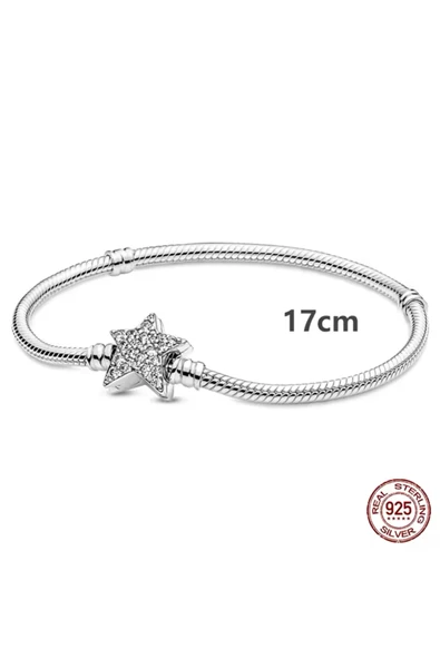 POSEİDONS JEWELLERY Gümüş Moments Asimetrik Yıldız Klipsli Bileklik ürün görseli 1