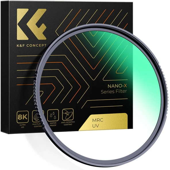 K&F CONCEPT 95mmm Nano-X Serisi MC UV Filtre - Mükemmel Optikten ürün görseli 1