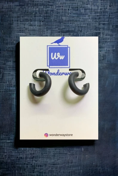 WONDERWAY Özel Tasarım El Yapımı Polimer Kil Küpe ürün görseli 1