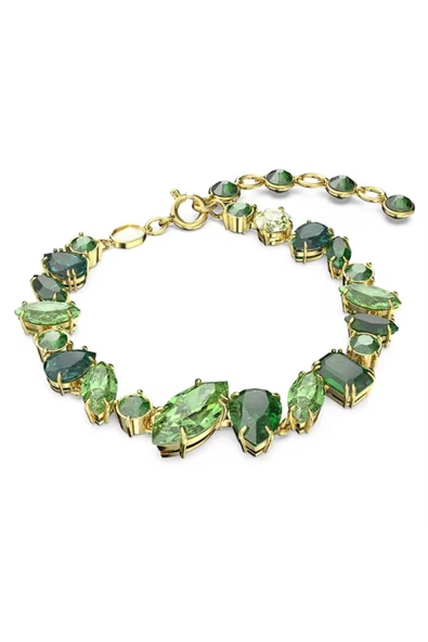 POSEİDONS JEWELLERY Yeşil Renk Gema Bileklik Kristal Taş Swa Tarz ürün görseli 1