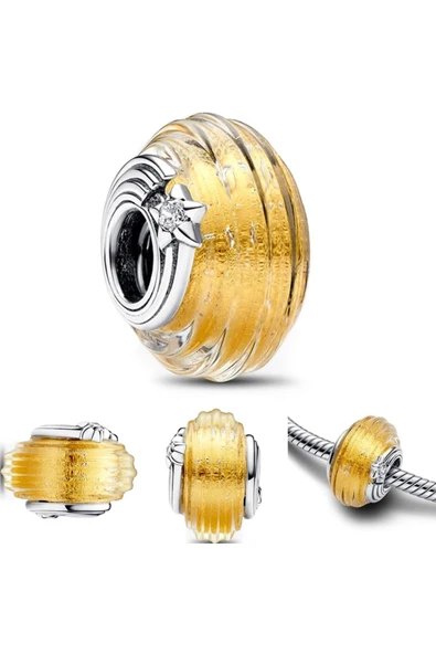Lovecharm Yıldız oymalı murano ürün görseli 1