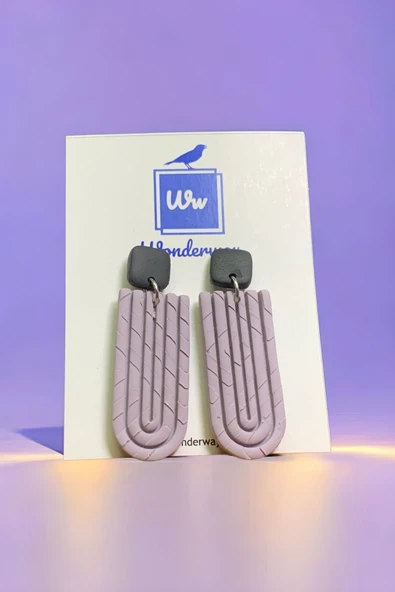 WONDERWAY Özel Tasarım El Yapımı Polimer Kil Küpe ürün görseli 1