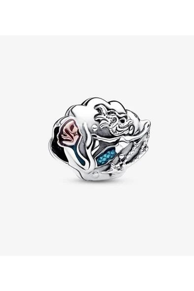 POSEİDONS JEWELLERY The Little Mermaid Seashell Charm s925 ürün görseli 1