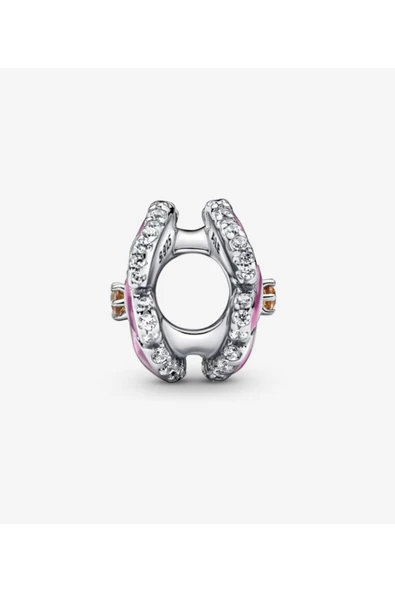 POSEİDONS JEWELLERY Pembe Menekşe Charm - Resim 2