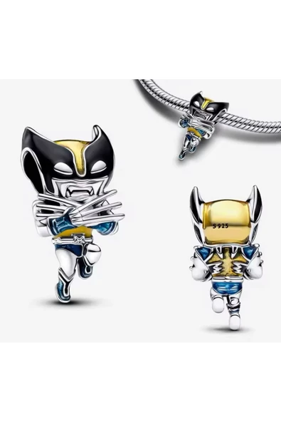 POSEİDONS JEWELLERY Marvel X-Men Wolverine Charm - Resim 2