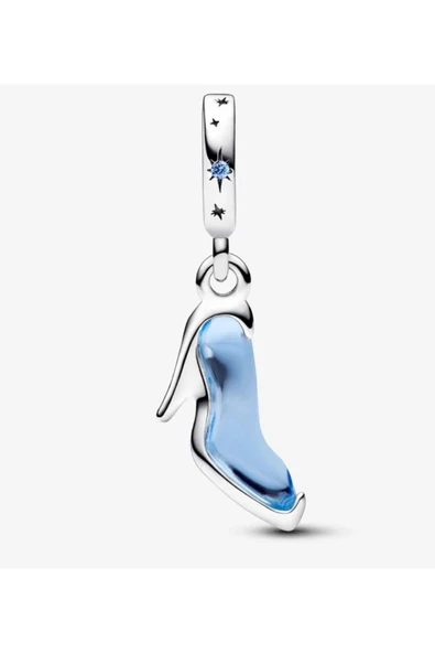 POSEİDONS JEWELLERY Disney Kül Kedisi Sinderella’nın Cam Ayakkabısı Sallantılı Charm ürün görseli 1
